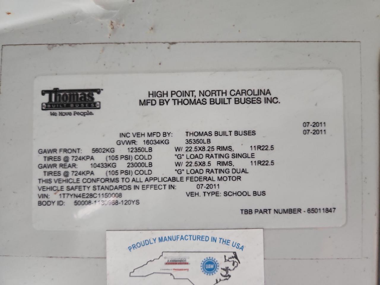 Thomas School Bus Image 9