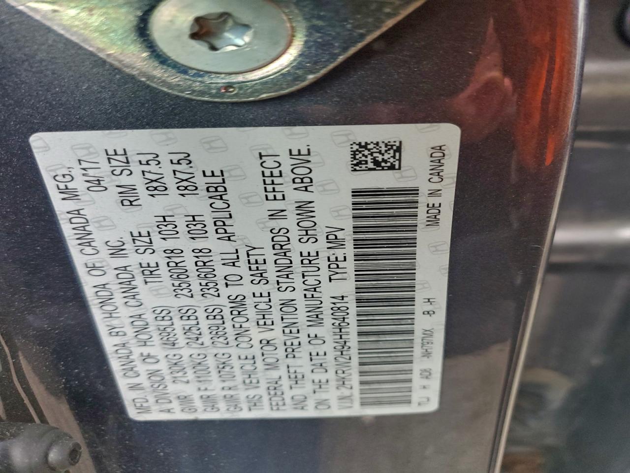 Honda Crv Touring Image 2