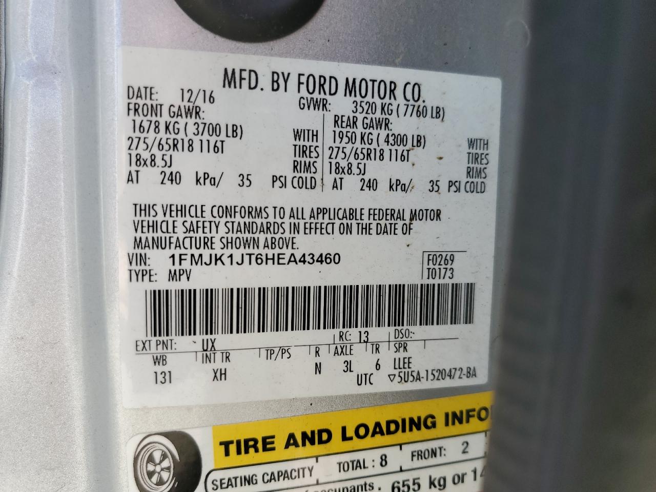 Ford Expedition El Xlt Image 7