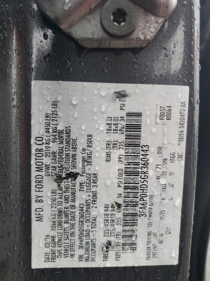 Ford Fusion Se Image 11