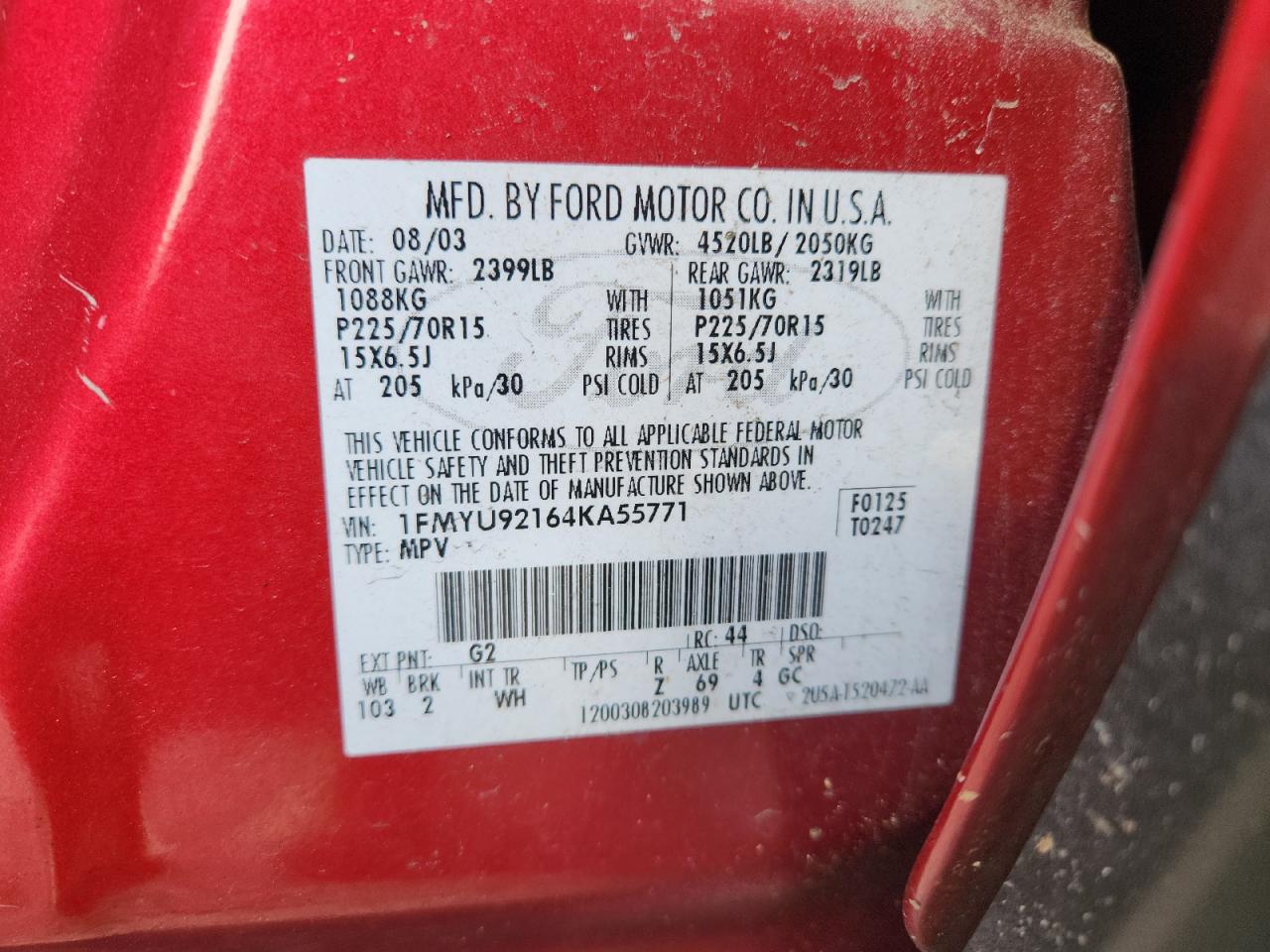 Ford Escape Xls Image 13