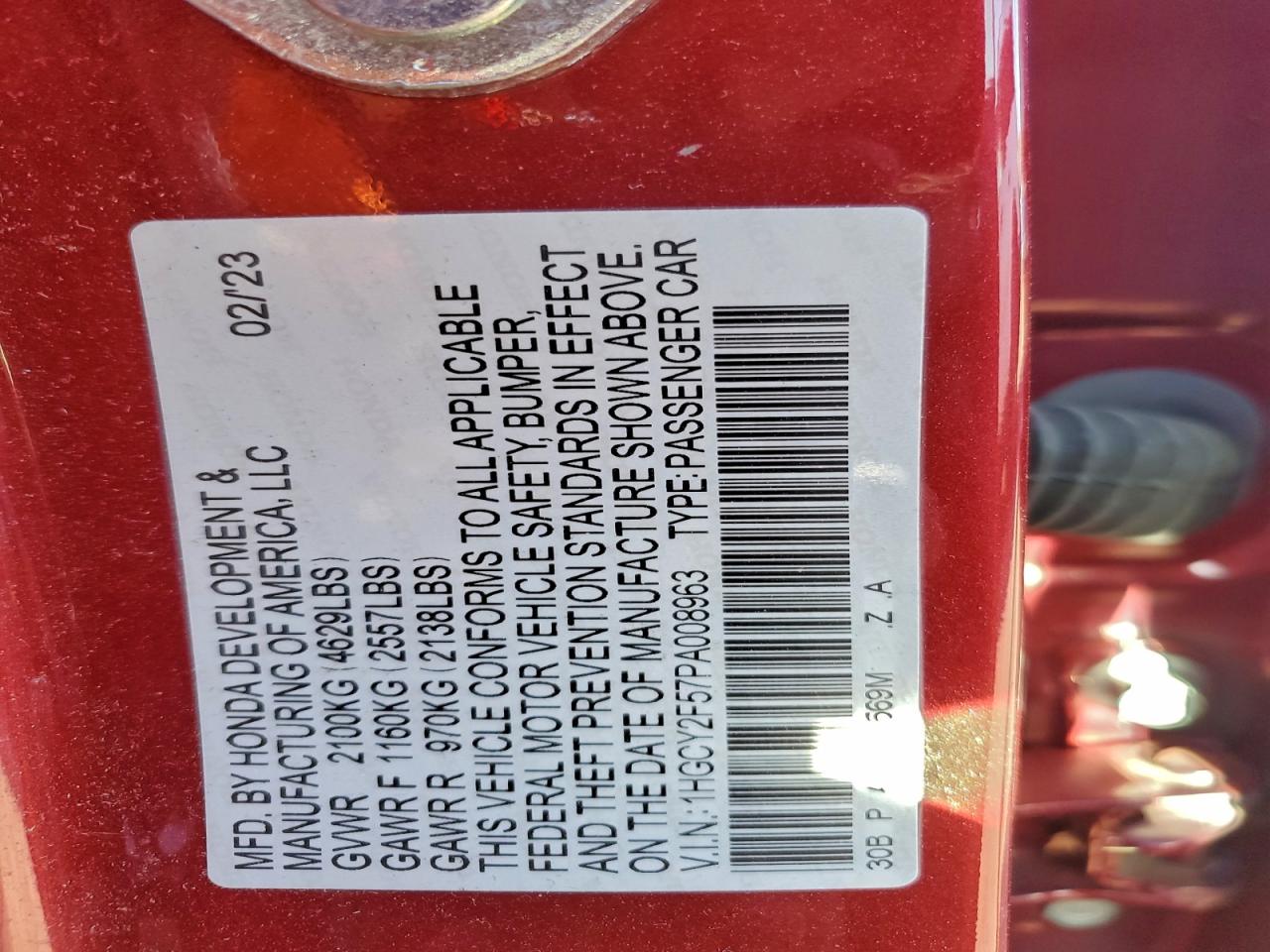 Honda Accord Hybrid Sport Image 12