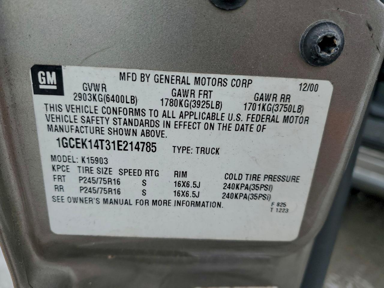 Chevrolet Silverado K1500 Image 9