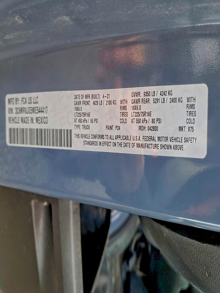 Ram Promaster 3500 High Image 6