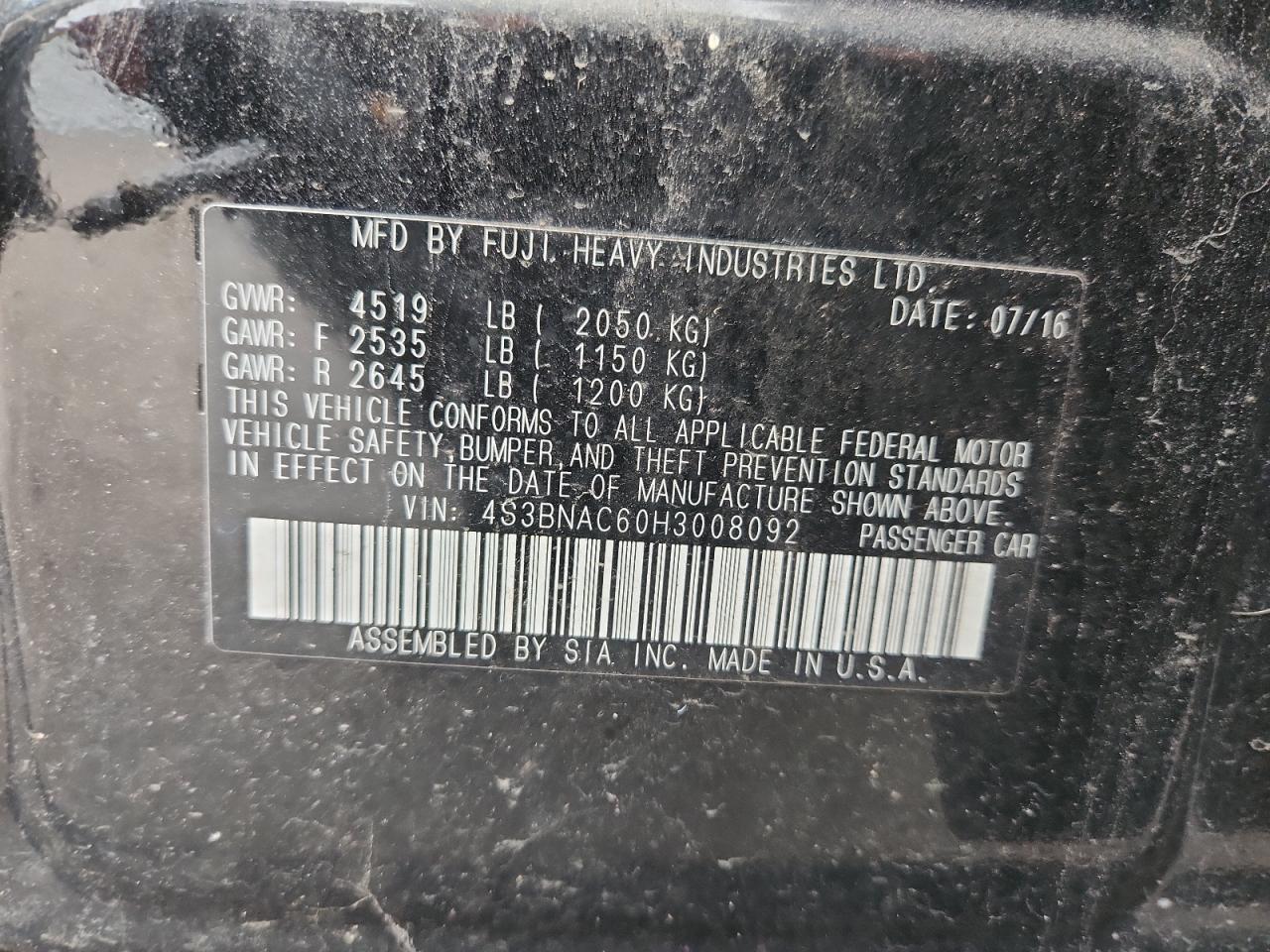 Subaru Legacy 2.5i Premium Image 10