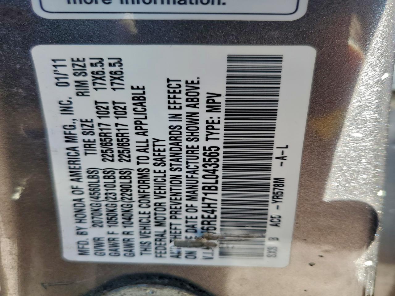 Honda Crv Exl Image 13