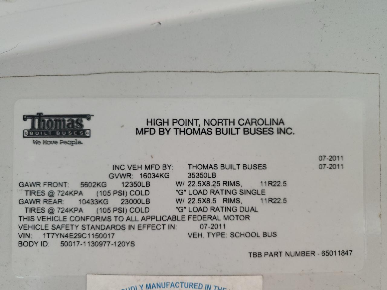 Thomas School Bus Image 9