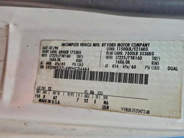 Ford Econoline E350 Cutaway Van Image 13